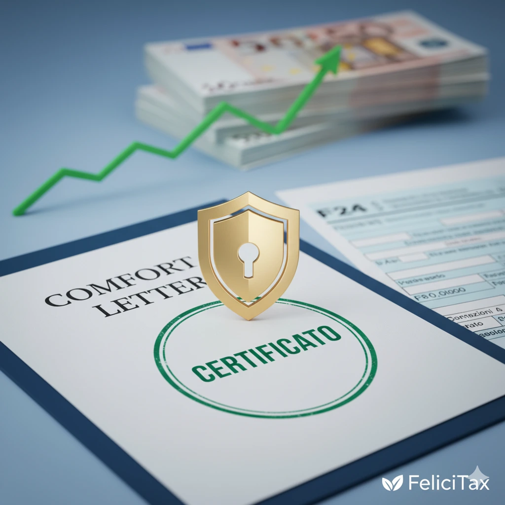 Crediti fiscali certificati con Comfort Letter: acquisto sicuro su piattaforma FeliciTax