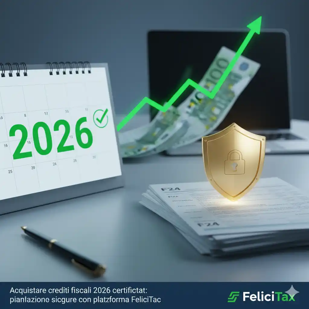Acquistare crediti fiscali 2026 certificati: pianificazione sicura con FeliciTax